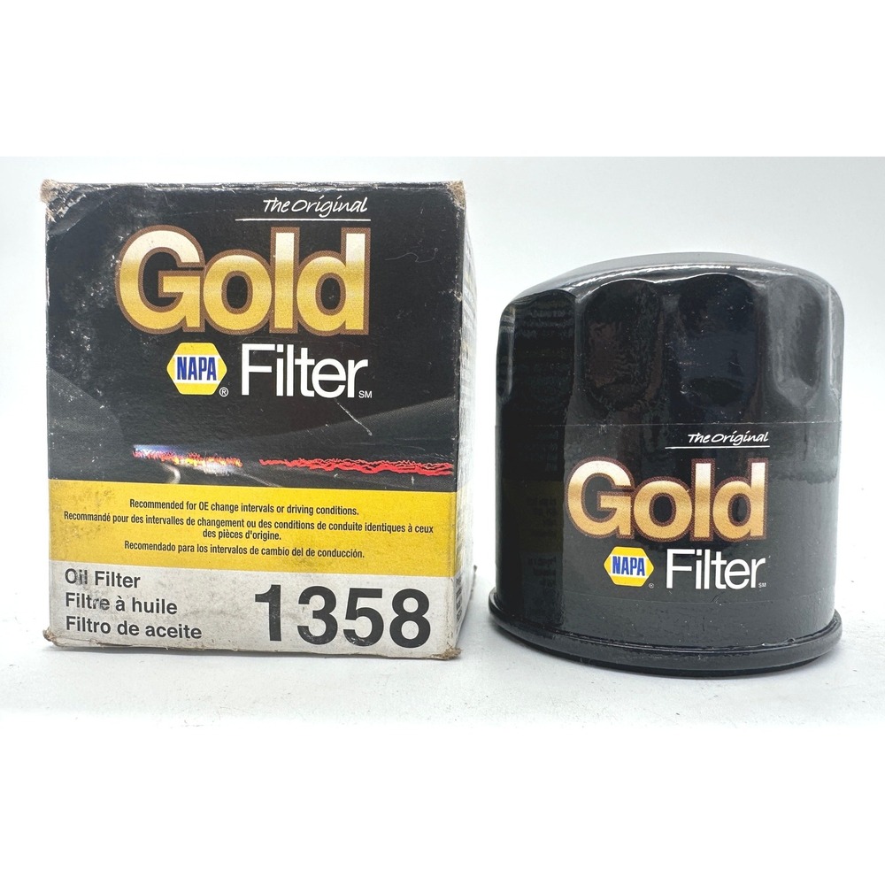 NAPA Gold 1358 Spin-On Engine Oil Filter FOR Honda Civic Accord CR-V Nissan USA